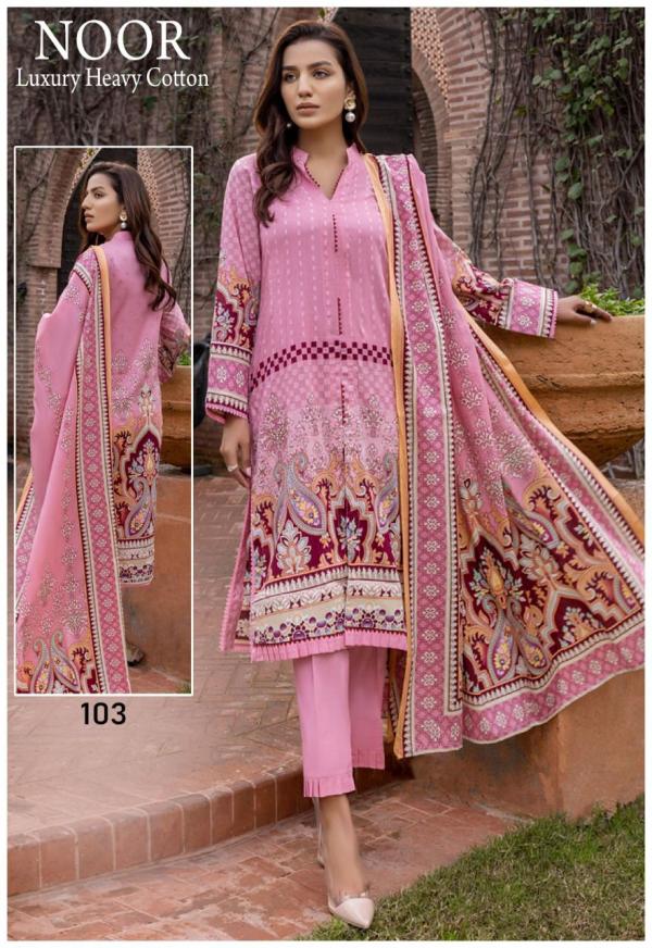 Noor Luxury Heavy Cotton Designer exclusive Dress mnaterial